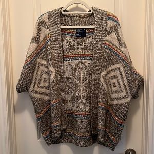 Multi colour American Eagle knitted cardigan.